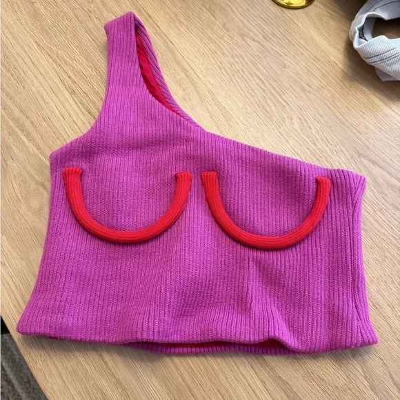 Orseund Iris One-Shoulder Crop Top - Picture 3 of 6